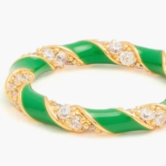 ZIMMERMANN Gold-tone, crystal and enamel ring - Picture 4 of 4